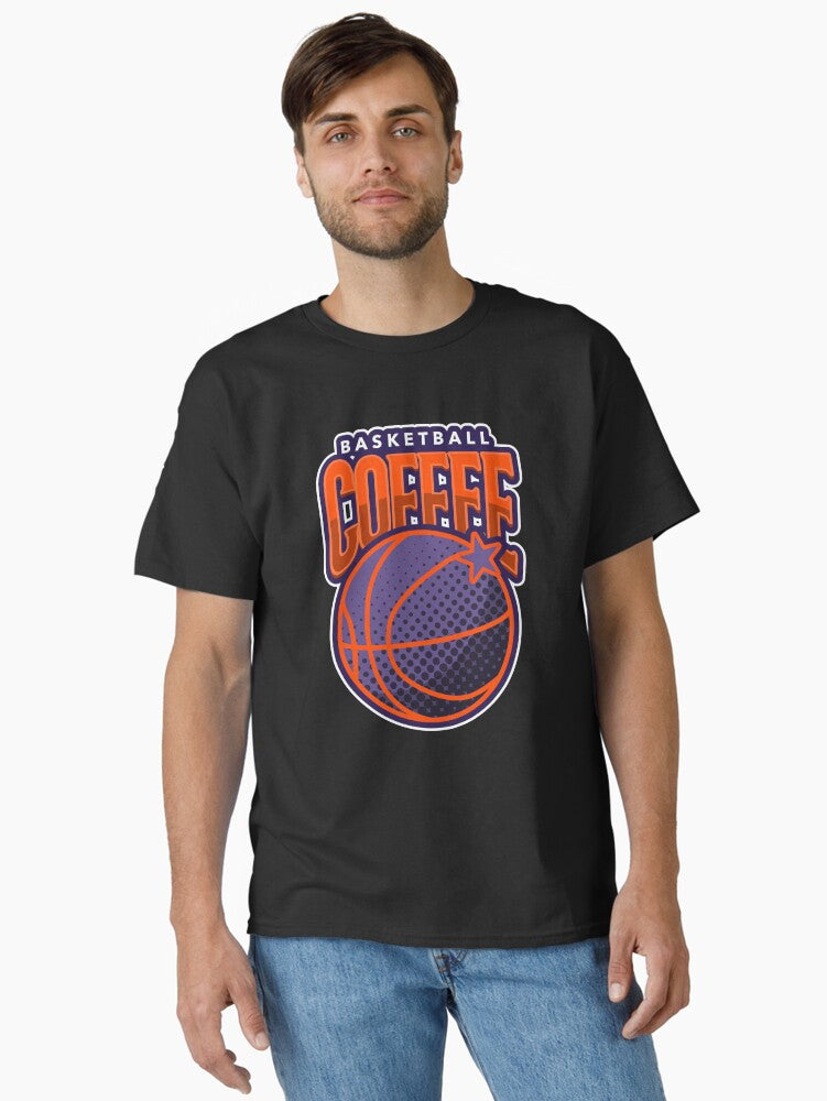 Basketball And Coffee Classic T-shirt | Premium Basketball Jersey | Fan Edition Apparel