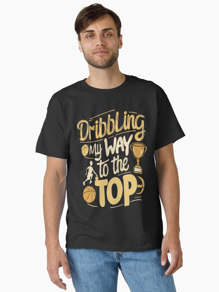 Basketball Themed T-shirt Design Classic T-shirt | Premium Basketball Jersey | Fan Edition Apparel