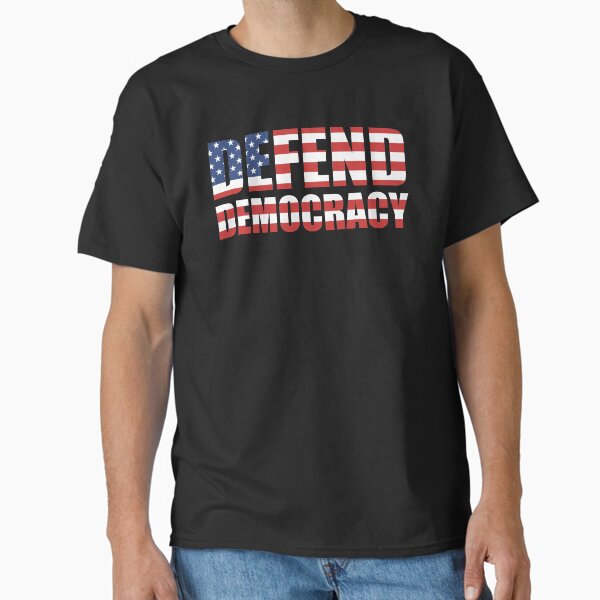 Defend Democracy Pro-Democracy Voting Rights Classic T-Shirt for Sale by CroyleC
