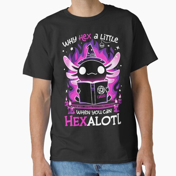 Axolotl Witching Hour - Spooky Salamander Classic T-Shirt for Sale by Snouleaf
