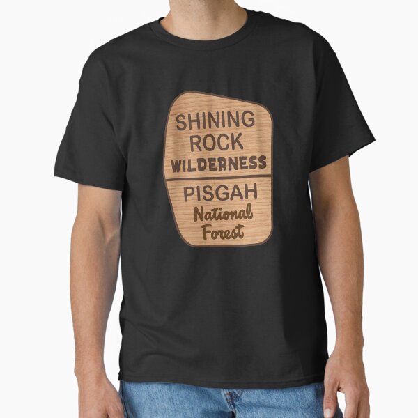 Shining Rock WIlderness, Pisgah National Forest Classic T-Shirt for Sale by ginkgotees