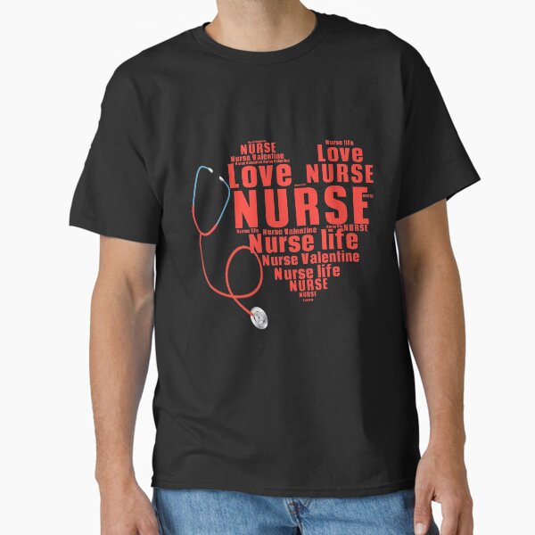 "Heart Stethoscope Licensed Practical Nurse valentines Day" Classic T-Shirt for Sale by Perfect-style
