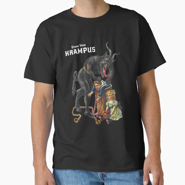 "Gruss Vom Krampus Greetings From Christmas Demon " Classic T-Shirt for Sale by StrongSimple