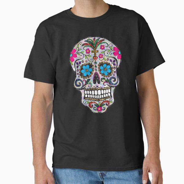 Sugar Skulls (Photo of Sequins - NOT REAL)  Classic T-Shirt for Sale by gossiprag