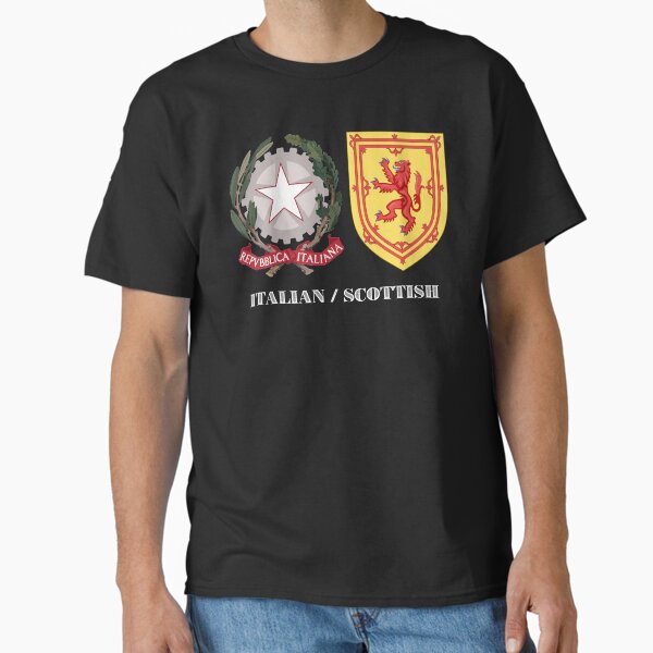 Italian/Scottish Heritage Classic T-Shirt for Sale by jollyrotten
