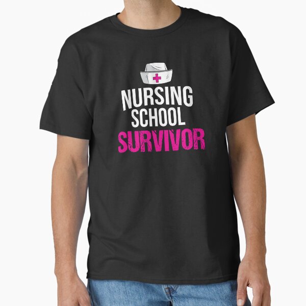 "Nurse Nurse Graduate Survivor Nurse Grad" Classic T-Shirt for Sale by haselshirt