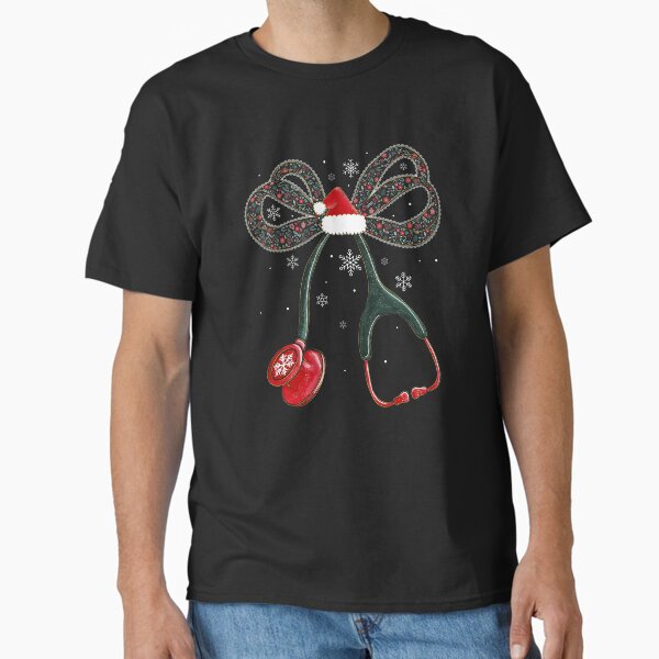 "Stethoscope Christmas Nurse" Classic T-Shirt for Sale by Gabeshaffer