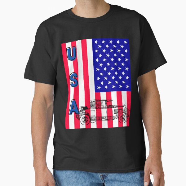 "driver from USA" Classic T-Shirt for Sale by Bart-Designs