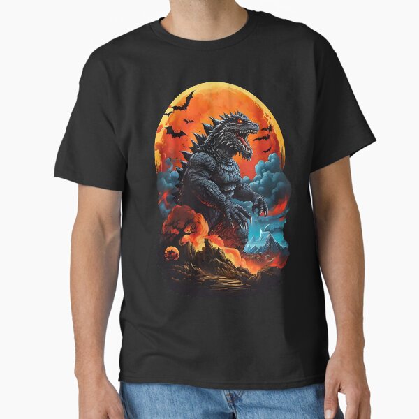 Halloween Godzilla Classic T-Shirt for Sale by Marcicev-Bojan