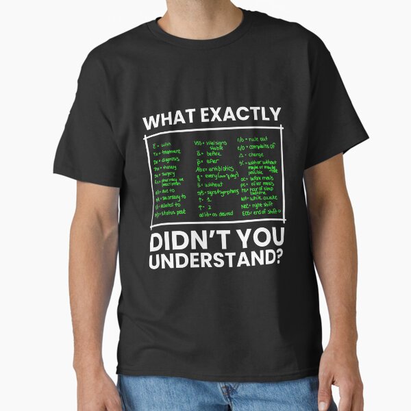 "What Excatly Nursing Student Jersey" Classic T-Shirt for Sale by flocool9501