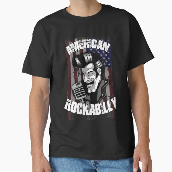 American Rockabilly  Classic T-Shirt for Sale by Krypticart