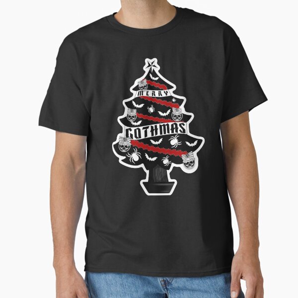 "Goth Christmas Tree - Merry Gothmas Tree" Classic T-Shirt for Sale by RabbitLair
