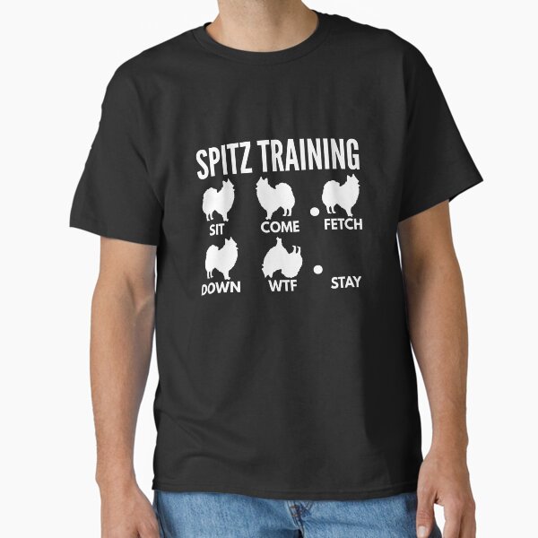 Spitz Training - Japanese Spitz Tricks Classic T-Shirt for Sale by DoggyStyles