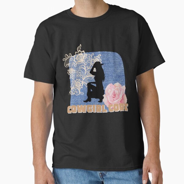 cowgirl core cowboy lace denim Classic T-Shirt for Sale by AnnaSacha