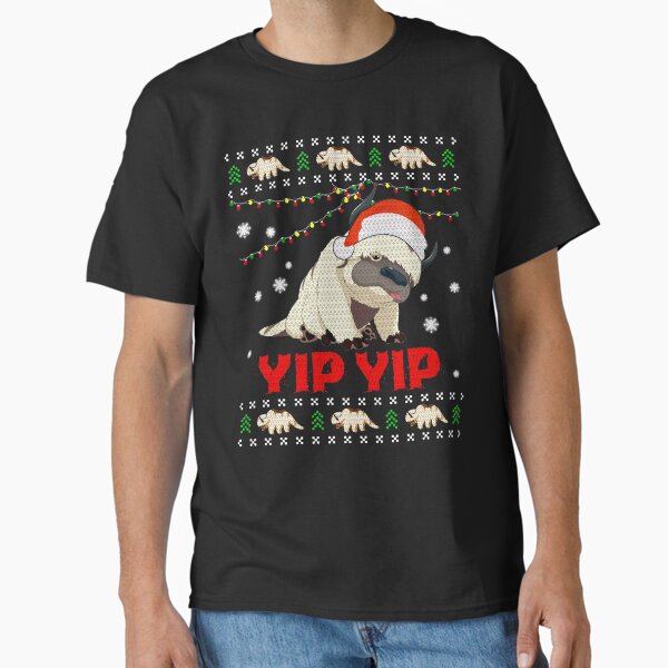 "Appa Sky Bison yip yip Ugly Christmas Sweater Gifts For Men and Women, Gift Christmas Day" Classic T-Shirt for Sale by RadialTee