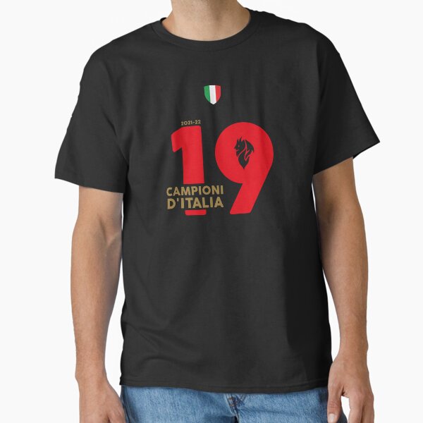 AC Milan CAMPIONI D'ITALIA / Champions of Italy 2022  Best Selling Design Classic TShirt for Sale by ahmadem