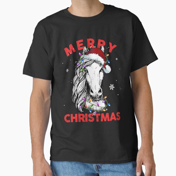 "Merry Christmas 2020 Horse Christmask Gifts" Classic T-Shirt for Sale by DennisVon