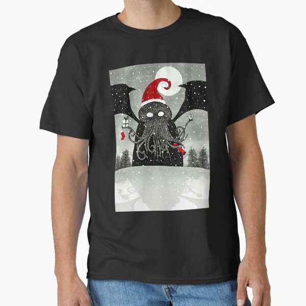 "A Cthulhu Christmas" Classic T-Shirt for Sale by looptuujnet