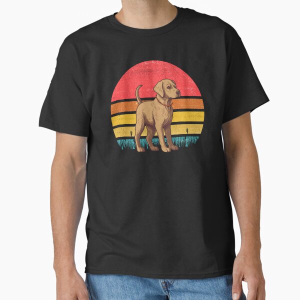 Labrador Vintage Retro Sunset Classic T-Shirt for Sale by rafaeltto