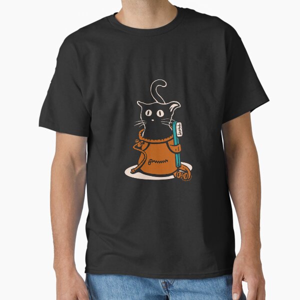 Cat in a Chalk Bag | Rock Climbing Classic T-Shirt for Sale by Designwith8