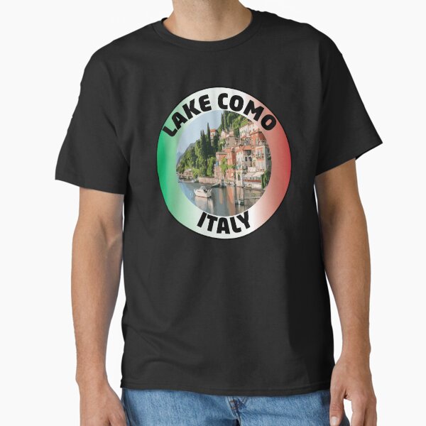Lake como in Italy  Classic T-Shirt for Sale by Donutlovers