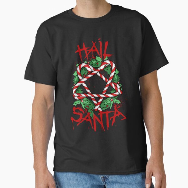 "Hail Santa" Classic T-Shirt for Sale by CorvusAttic