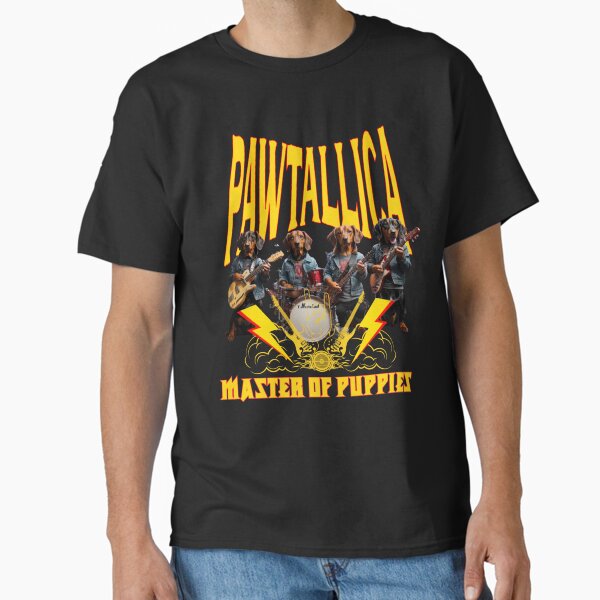 Pawtallica - Master of Puppies Classic T-Shirt for Sale by thrivewithmel