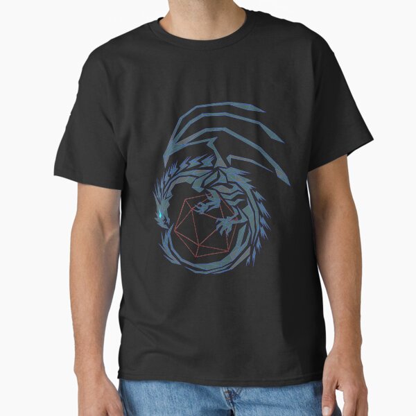 Blue Line Dragon  Classic T-Shirt for Sale by saintash