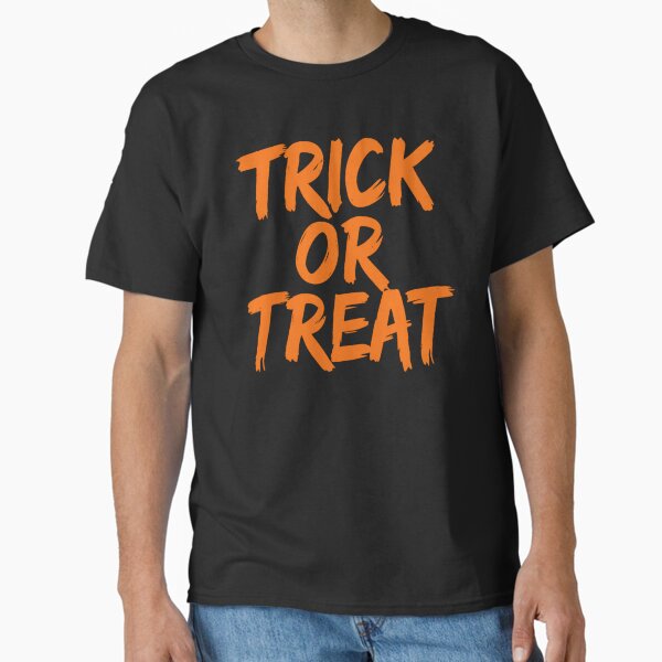 Trick Or Treat Bold Halloween Typography Classic T-Shirt for Sale by thienut