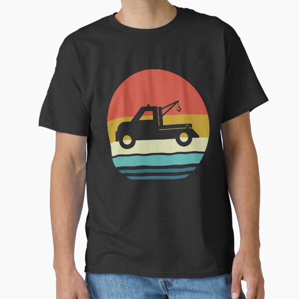"Tow Truck - Vintage Retro Tow Truck Driver - Tow Truck Driver Gift" Classic T-Shirt for Sale by CieloStudio