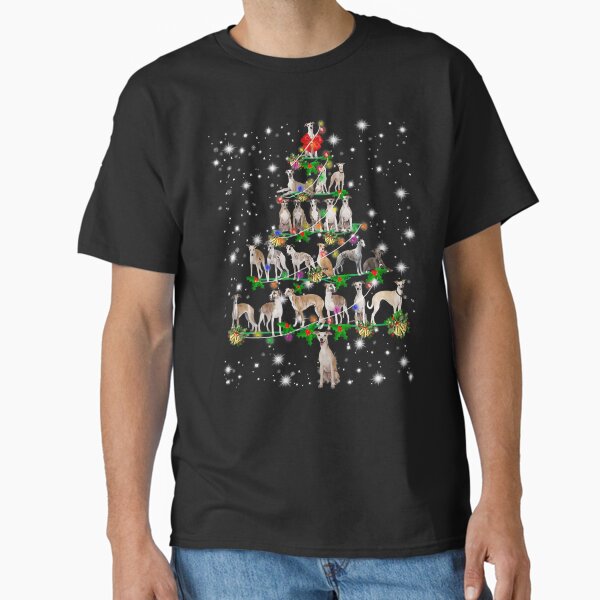 Christmas Whippet Classic T-Shirt for Sale by saanvi-cormie