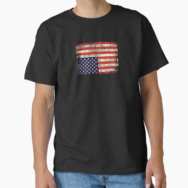 America in Distress Upside Down Flag Pullover Classic T-Shirt for Sale by KrinHippi