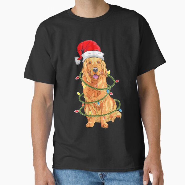 Christmas Dog Shirt, Christmas Golden retriever Pajama T-Shirt Classic T-Shirt for Sale by orvillesznpb70
