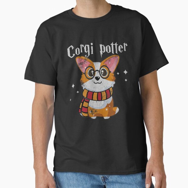 Corgi Potter Funny Dog Essential T-Shirt Classic T-Shirt for Sale by ACABRC