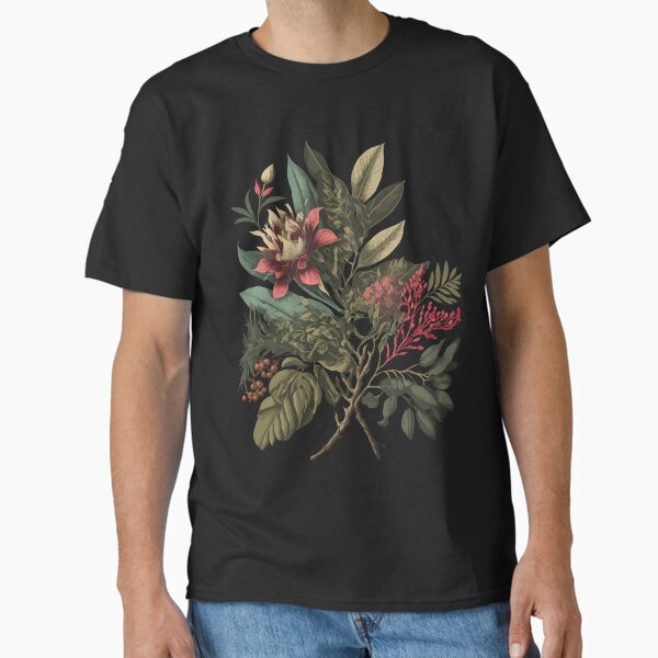 Dark Academia Luxury Botanical  Classic T-Shirt for Sale by Enyr