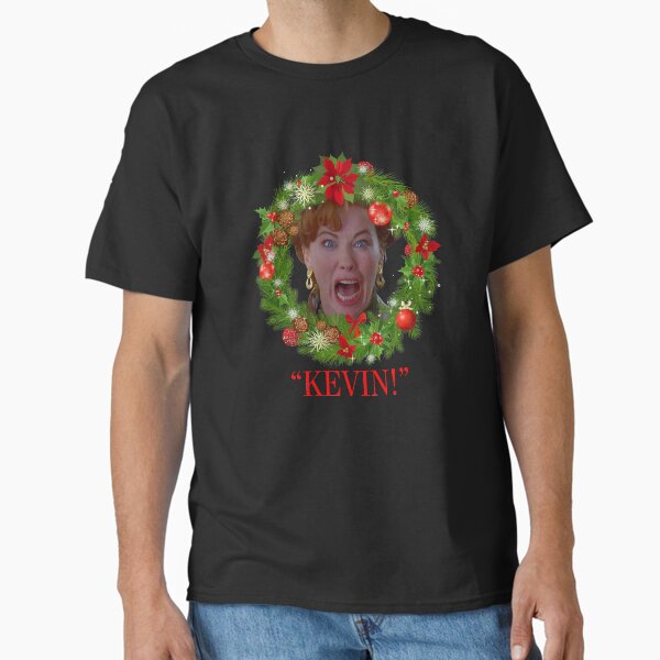 "kevin home alone - merry christmas " Classic T-Shirt for Sale by tyasmahanani