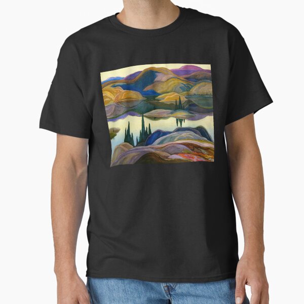 Franklin Carmichael - Mirror Lake Classic T-Shirt by ArtExpression