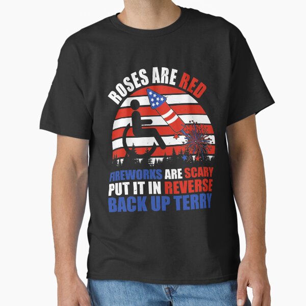 4th Of July Firework Shirt Put It In Reverse Back Up Terry Funny US Flag Firecracker Patriotic Classic T-Shirt for Sale by PatickCa