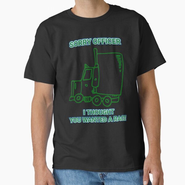 "Truck driver on the roads" Classic T-Shirt for Sale by TVstuff