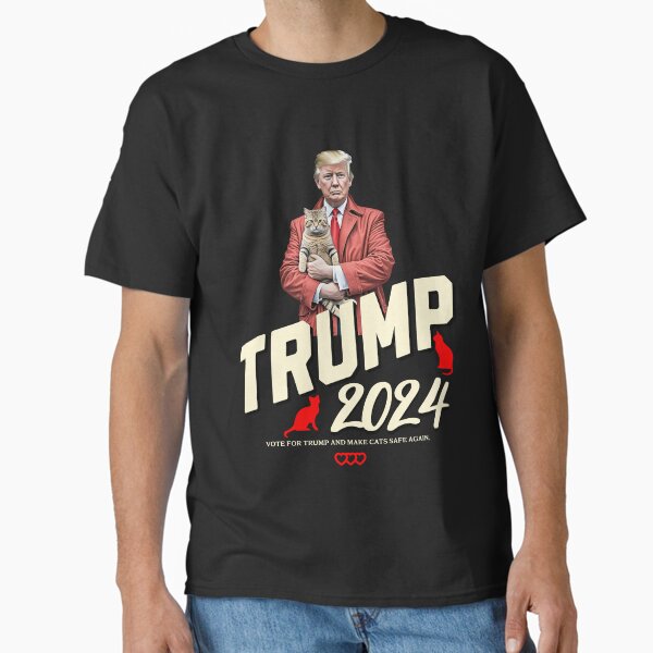 Trump 2024 Save The Cats Funny Unisex T-shirt Classic T-Shirt for Sale by bradkurz86