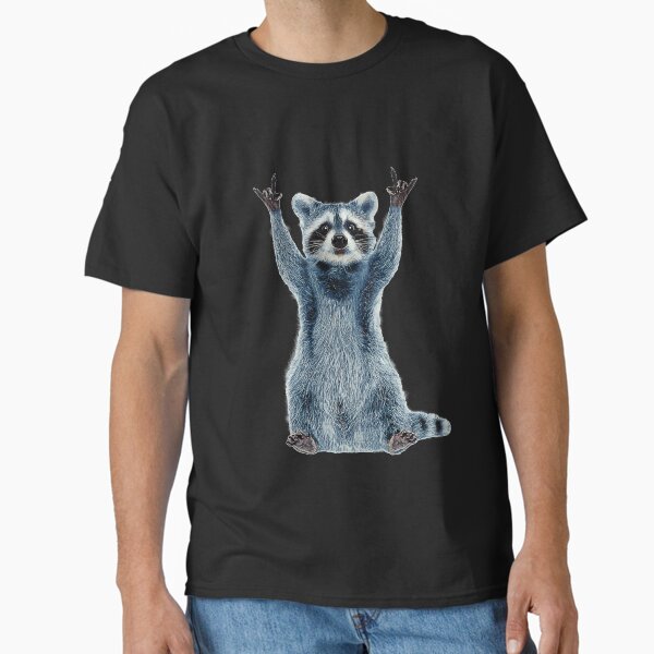 Raccoon Shirt-Cool Nature Raccoon Tee Cute Raccoon Classic Classic T-Shirt for Sale by TeeARTHY