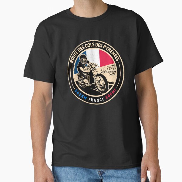 Route des Cols | Pyrenees | Motorcycle Classic T-Shirt for Sale by KrisSidDesigns
