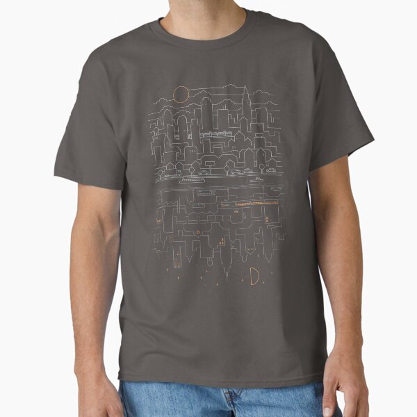 City 24 (Grey) Classic T-Shirt for Sale by thepapercrane