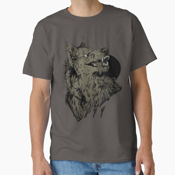 Werewolf - black Classic T-Shirt for Sale by tatiilange