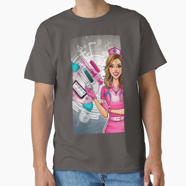 "Cute Nurse Stuff T-shirt" Classic T-Shirt for Sale by ByMaghraby