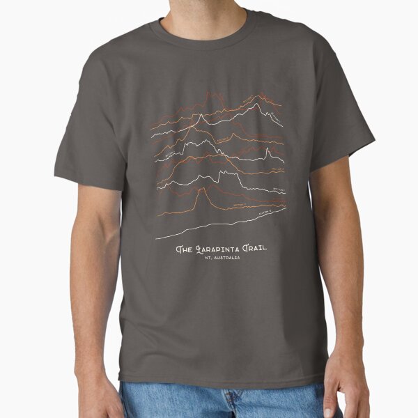 The Larapinta Trail, NT — Elevation Profiles Classic T-Shirt for Sale by anvnb