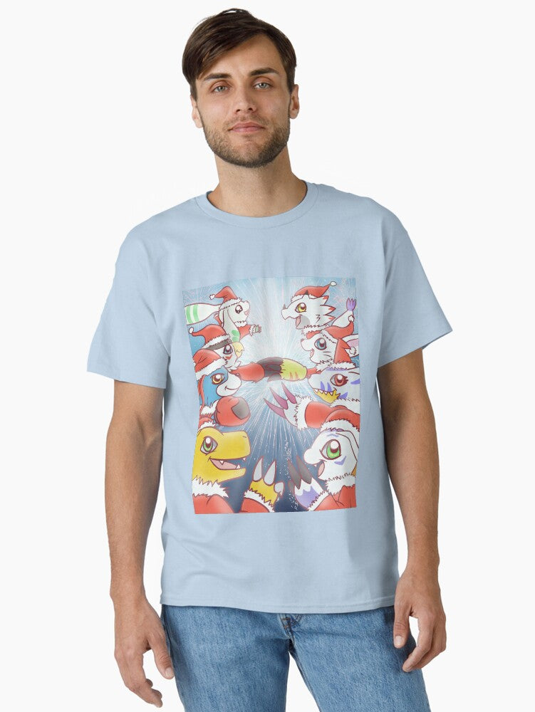 Digimon Christmas Classic T-Shirt