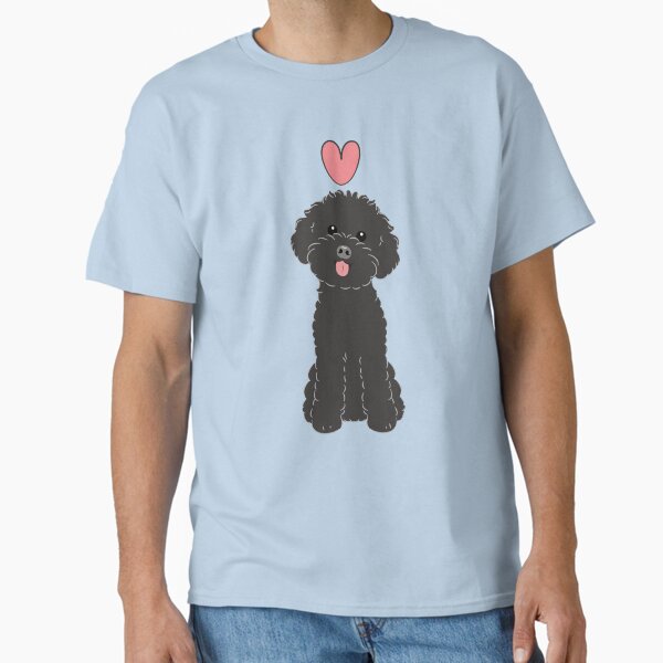 LOVE Black Toy Poodle Classic T-Shirt for Sale by Lulupainting