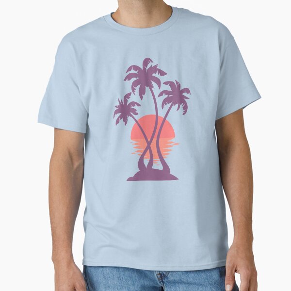 3 Palm Sunset Classic T-Shirt for Sale by Waynem79