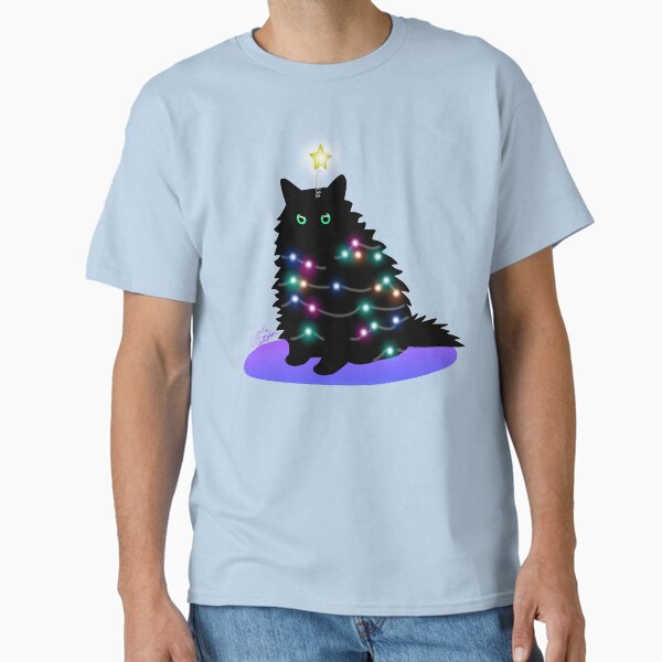 Christmas Cat Classic T-Shirt for Sale by idrawcattos